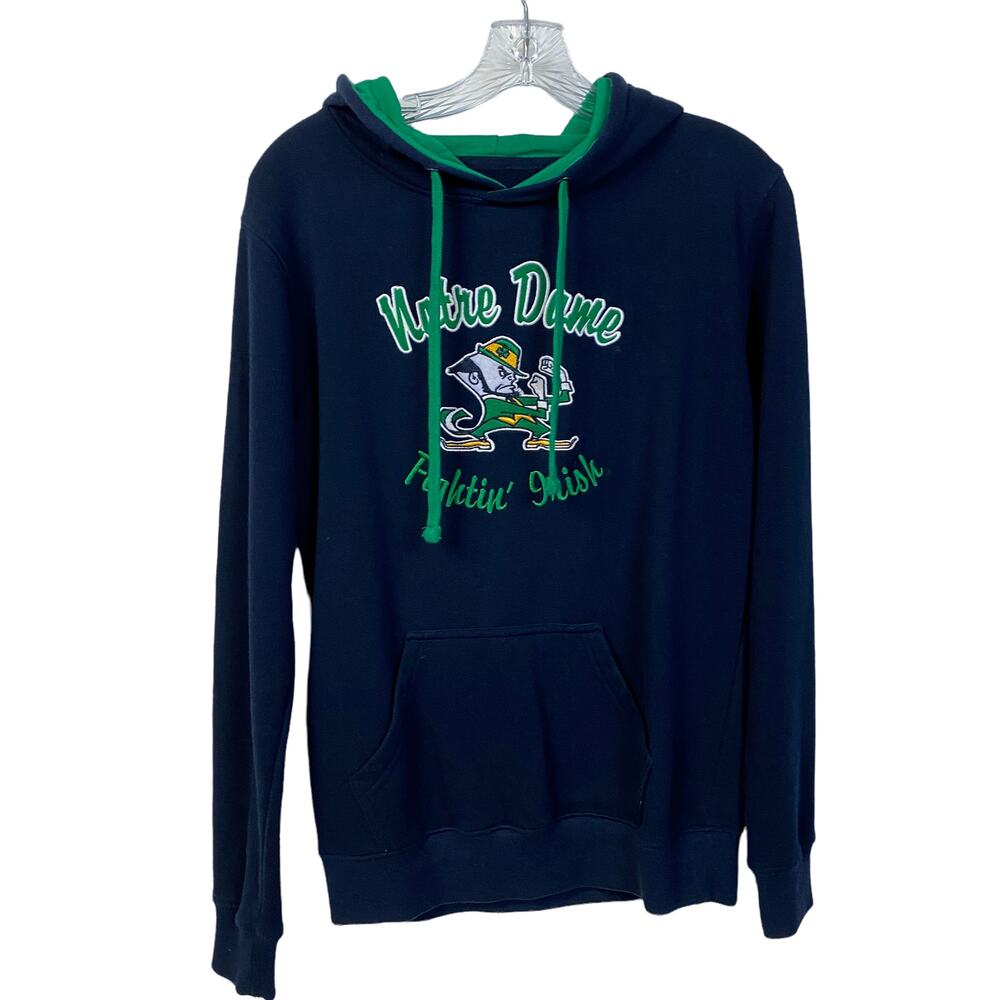 Women's Size Small Embroidered Notre Dame Fightin' Irish Hoody Sweatshirt